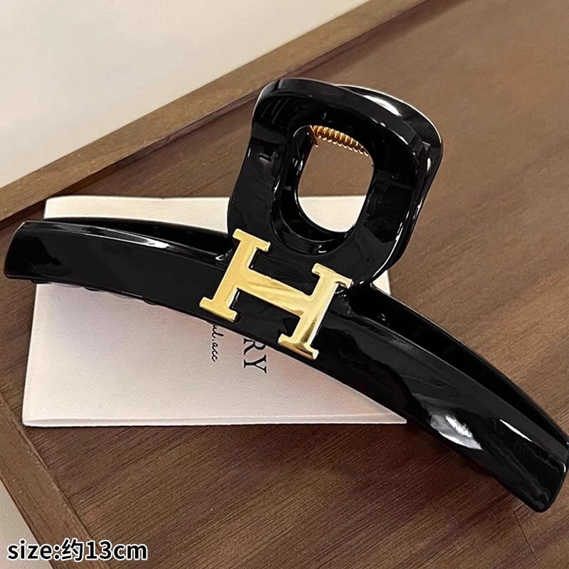 High-end large hair scrunchie clip female 2025 new premium sense of hair clips back of the head hair volume sharks Clip hair accessories
